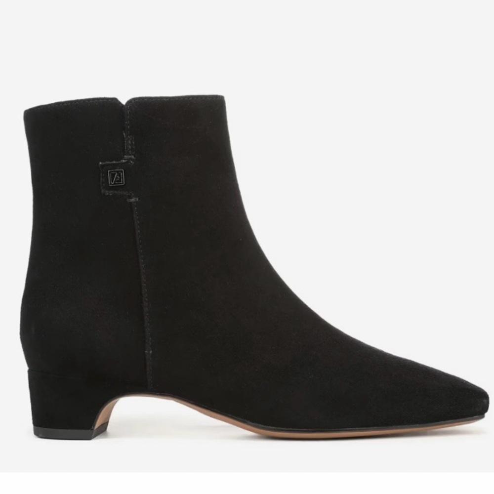 Franco Sarto Luella Bootie in Black Suede Size 6.5M - Picture 2 of 11